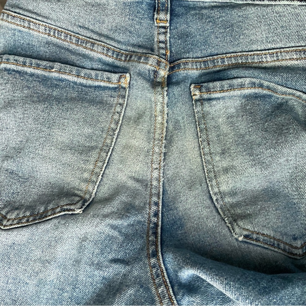 SONG Straight Wide Leg Mid Rise Jeans 7/28 - Picture 8 of 8